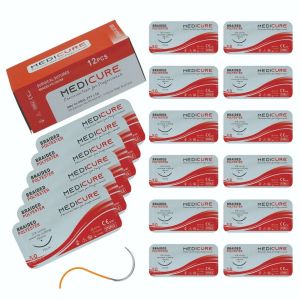 Suture Practice Surgical POLYESTER Kit (12PK) Professional & Educational Use