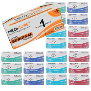 Mixed Suture Thread With Needle 20 Pack